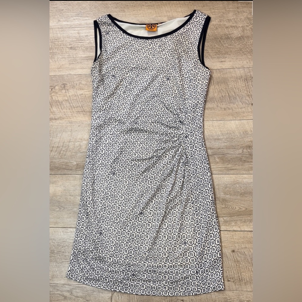 Tory Burch Women’s Rayon Logo Dress Size Medium